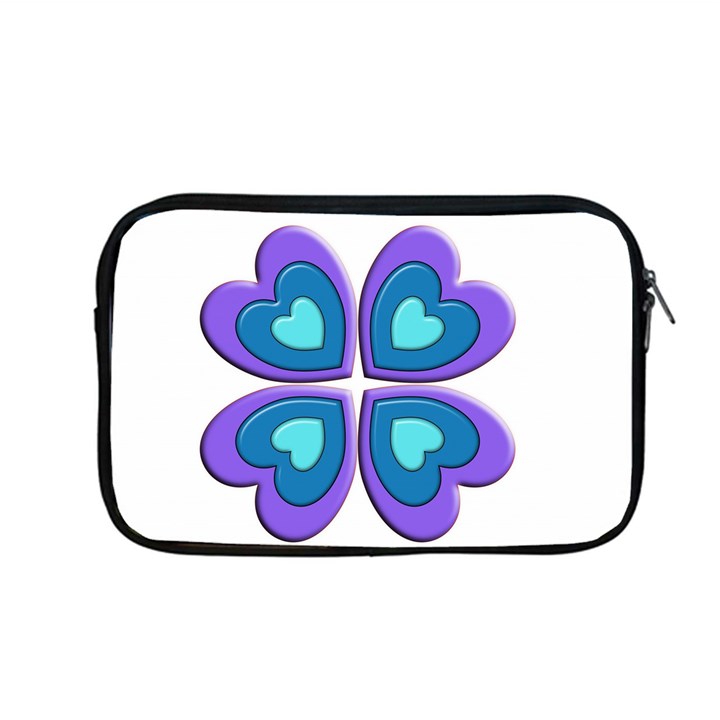 Light Blue Heart Images Apple MacBook Pro 13  Zipper Case