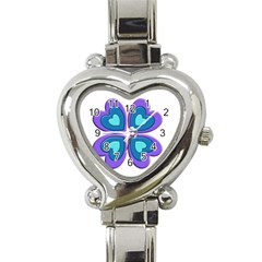 Light Blue Heart Images Heart Italian Charm Watch