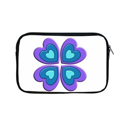 Light Blue Heart Images Apple Macbook Pro 13  Zipper Case