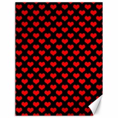 Love Pattern Hearts Background Canvas 12  X 16  