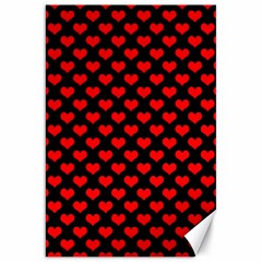 Love Pattern Hearts Background Canvas 20  X 30   by Amaryn4rt