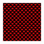 Love Pattern Hearts Background Medium Glasses Cloth (2-Side) Front