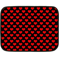 Love Pattern Hearts Background Fleece Blanket (mini)