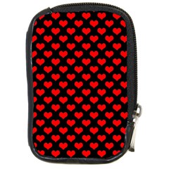 Love Pattern Hearts Background Compact Camera Cases