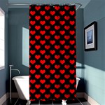 Love Pattern Hearts Background Shower Curtain 36  x 72  (Stall)  Curtain(36 X72 ) - 33.26 x66.24  Curtain(36 X72 )