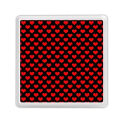 Love Pattern Hearts Background Memory Card Reader (square) 