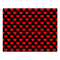 Love Pattern Hearts Background Double Sided Flano Blanket (large) 