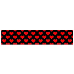 Love Pattern Hearts Background Flano Scarf (small)