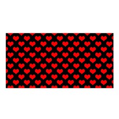 Love Pattern Hearts Background Satin Shawl