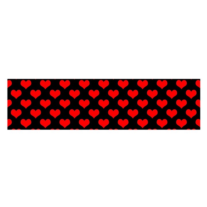 Love Pattern Hearts Background Satin Scarf (Oblong)