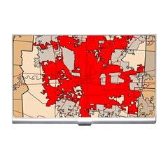 Map Of Franklin County Ohio Highlighting Columbus Business Card Holders by Amaryn4rt