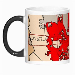 Map Of Franklin County Ohio Highlighting Columbus Morph Mugs by Amaryn4rt