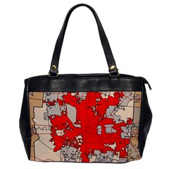 Map Of Franklin County Ohio Highlighting Columbus Office Handbags by Amaryn4rt