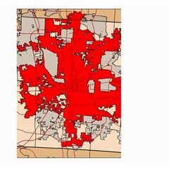 Map Of Franklin County Ohio Highlighting Columbus Large Garden Flag (two Sides)