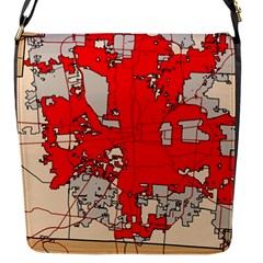 Map Of Franklin County Ohio Highlighting Columbus Flap Messenger Bag (s) by Amaryn4rt