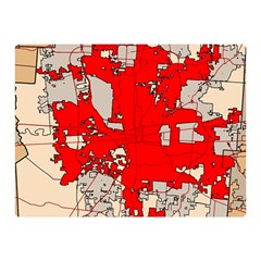 Map Of Franklin County Ohio Highlighting Columbus Double Sided Flano Blanket (mini)  by Amaryn4rt