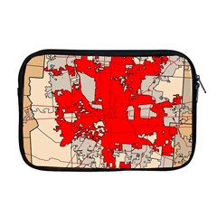 Map Of Franklin County Ohio Highlighting Columbus Apple Macbook Pro 17  Zipper Case by Amaryn4rt