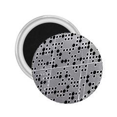 Metal Background Round Holes 2 25  Magnets