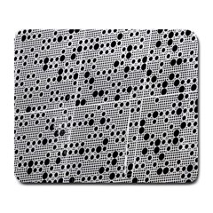 Metal Background Round Holes Large Mousepads