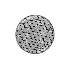 Metal Background Round Holes Hat Clip Ball Marker