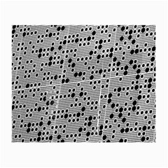 Metal Background Round Holes Small Glasses Cloth (2-side)