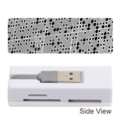 Metal Background Round Holes Memory Card Reader (stick) 