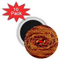 Orange Seamless Psychedelic Pattern 1 75  Magnets (10 Pack) 