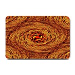 Orange Seamless Psychedelic Pattern Small Doormat  24 x16  Door Mat