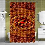 Orange Seamless Psychedelic Pattern Shower Curtain 48  x 72  (Small)  Curtain(48  X 72 ) - 42.18 x64.8  Curtain(48  X 72 )