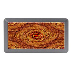 Orange Seamless Psychedelic Pattern Memory Card Reader (mini)