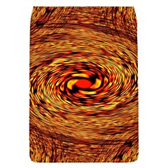 Orange Seamless Psychedelic Pattern Flap Covers (l)  by Amaryn4rt