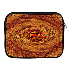 Orange Seamless Psychedelic Pattern Apple Ipad 2/3/4 Zipper Cases