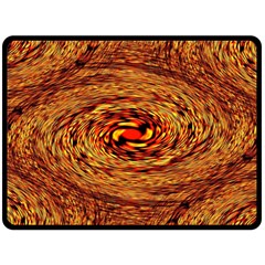 Orange Seamless Psychedelic Pattern Double Sided Fleece Blanket (large)  by Amaryn4rt