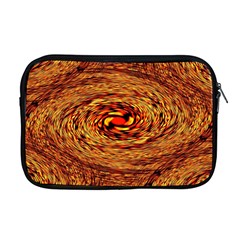 Orange Seamless Psychedelic Pattern Apple Macbook Pro 17  Zipper Case