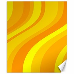 Orange Yellow Background Canvas 8  X 10  by Amaryn4rt