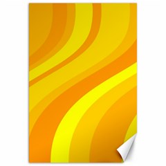 Orange Yellow Background Canvas 20  X 30   by Amaryn4rt