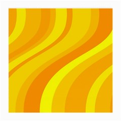 Orange Yellow Background Medium Glasses Cloth