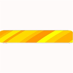 Orange Yellow Background Small Bar Mats by Amaryn4rt