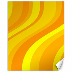 Orange Yellow Background Canvas 11  X 14  