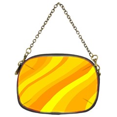 Orange Yellow Background Chain Purses (two Sides)  by Amaryn4rt