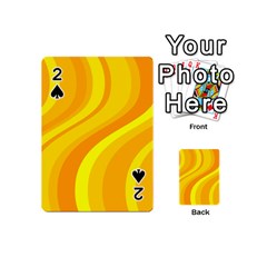 Orange Yellow Background Playing Cards 54 (mini) 