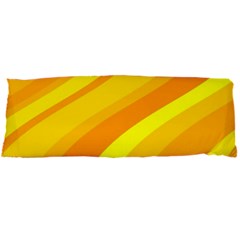 Orange Yellow Background Body Pillow Case Dakimakura (two Sides)