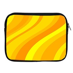 Orange Yellow Background Apple Ipad 2/3/4 Zipper Cases