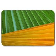 Pattern Colorful Palm Leaves Large Doormat 