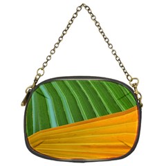 Pattern Colorful Palm Leaves Chain Purses (two Sides) 