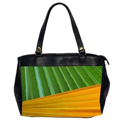 Pattern Colorful Palm Leaves Office Handbags (2 Sides) 