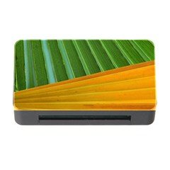 Pattern Colorful Palm Leaves Memory Card Reader With Cf