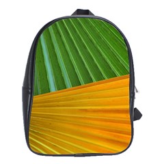 Pattern Colorful Palm Leaves School Bags (xl) 