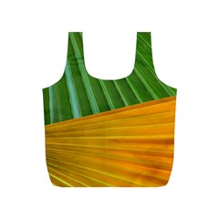 Pattern Colorful Palm Leaves Full Print Recycle Bags (s) 