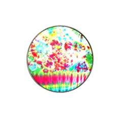 Pattern Decorated Schoolbus Tie Dye Hat Clip Ball Marker by Amaryn4rt